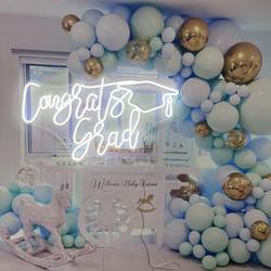 Neon Sign Custom , Congrats Grad Neon Sign , Happy Graduation Wall Decor ,Neon Name Sign, Neon Sign Led ,Neon Light Sign Art , Neon Sign Bar