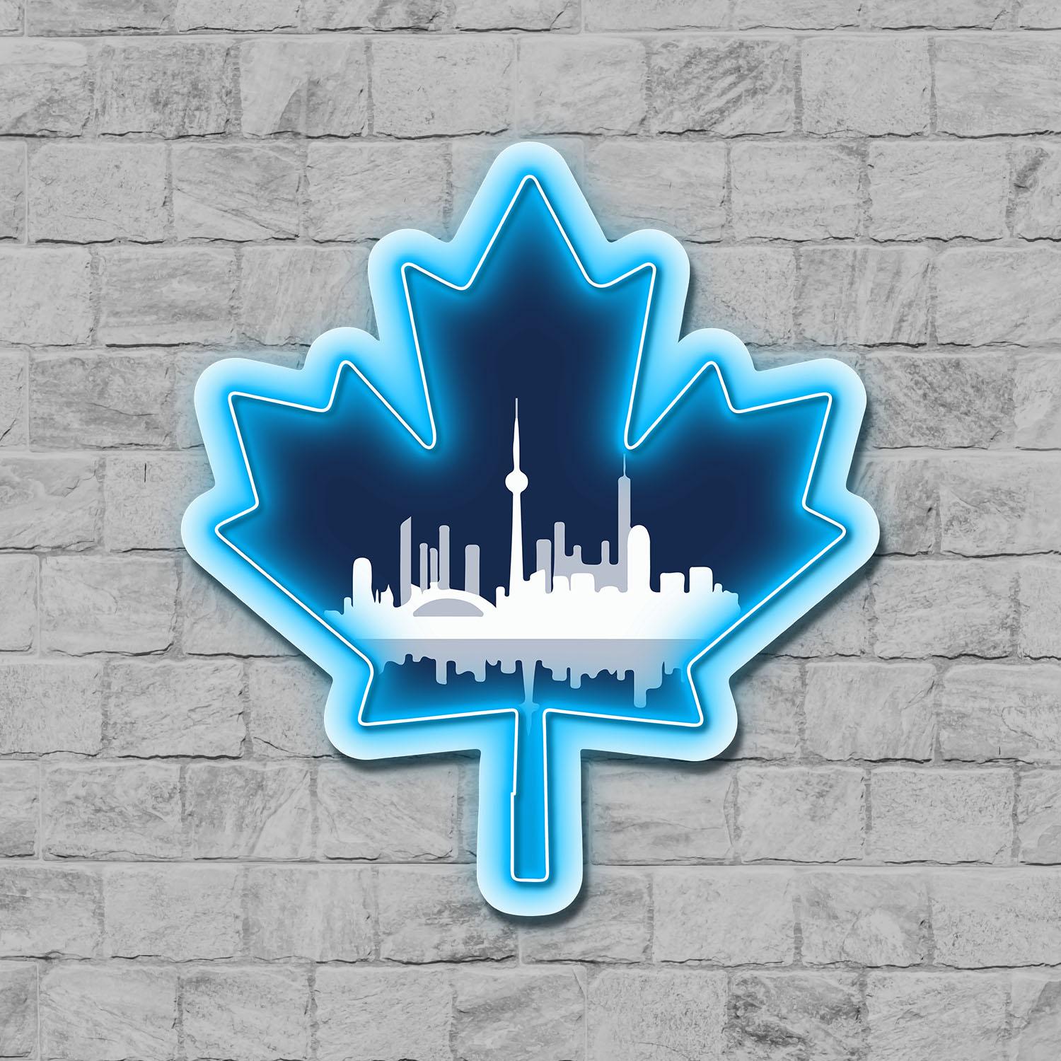 Toronto Maple Leafs Acrylic Neon LED Sign NHL Hockey Fan Club Wall Art Decor 1 the art of neon sign 3946 1