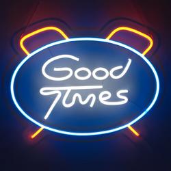 Custom Neon Sign , Neon Sign Good Time , Neon Sign Wedding Decor