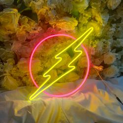 Custom Neon Led Lightning Sign Home Decoration for Living Room