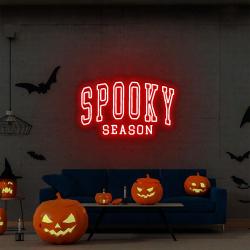 Cute Spooky Season Neon Sign, Halloween Party Neon Sign