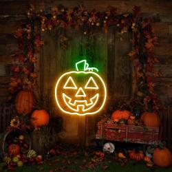 Cute Pumpkin Neon Sign Gifts, Halloween Party Neon Sign