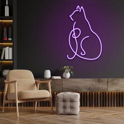 Cat Led Neon Sign Wall Art Decor Gift