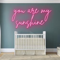 You Are My Sunshine Neon Sign Playroom Led Sign