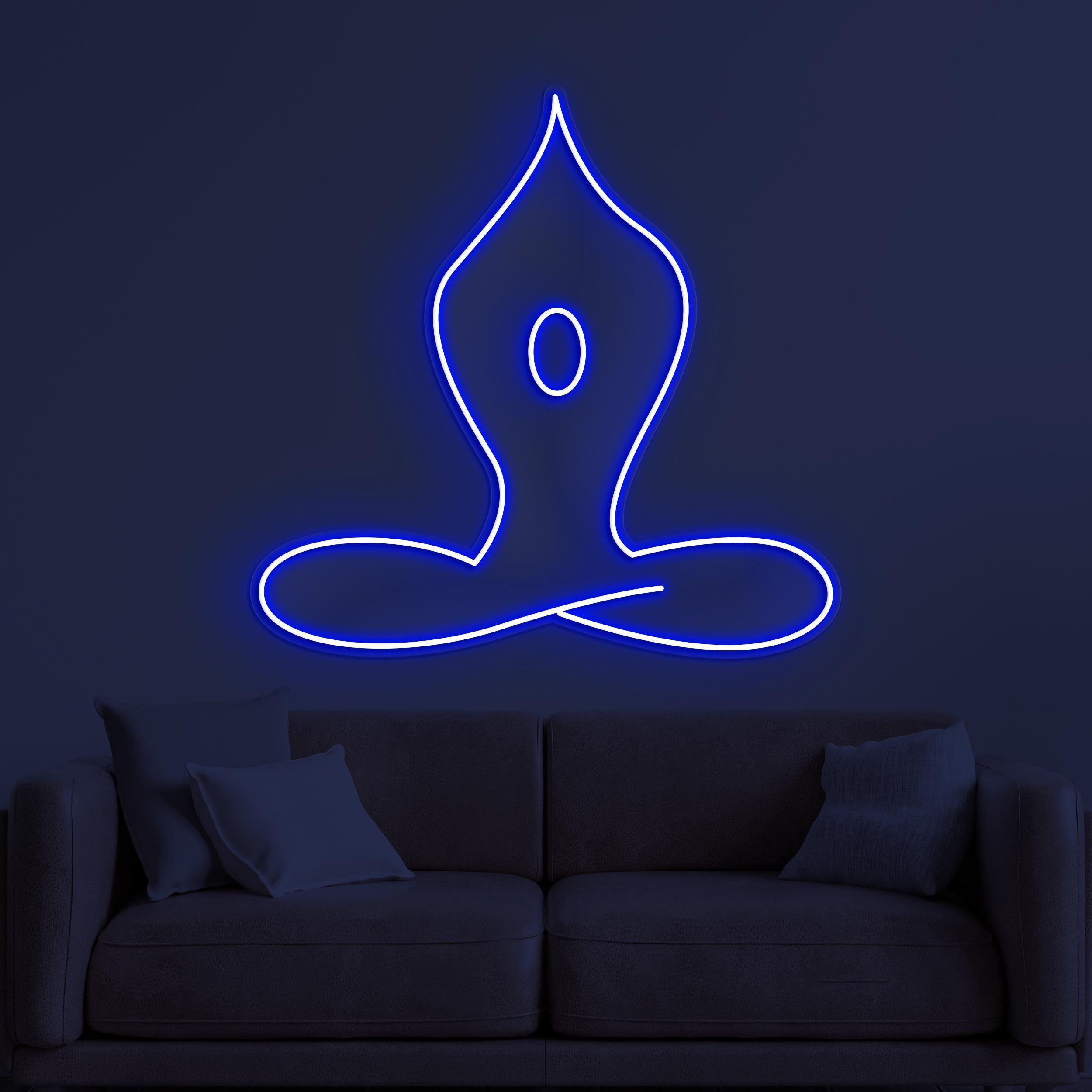 Yoga Neon Sign, Yoga LED Light, Boy Yoga Wall Decor 1 the art of neon sign 857 1