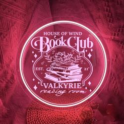 Book Club Laser Sign LED Sign
