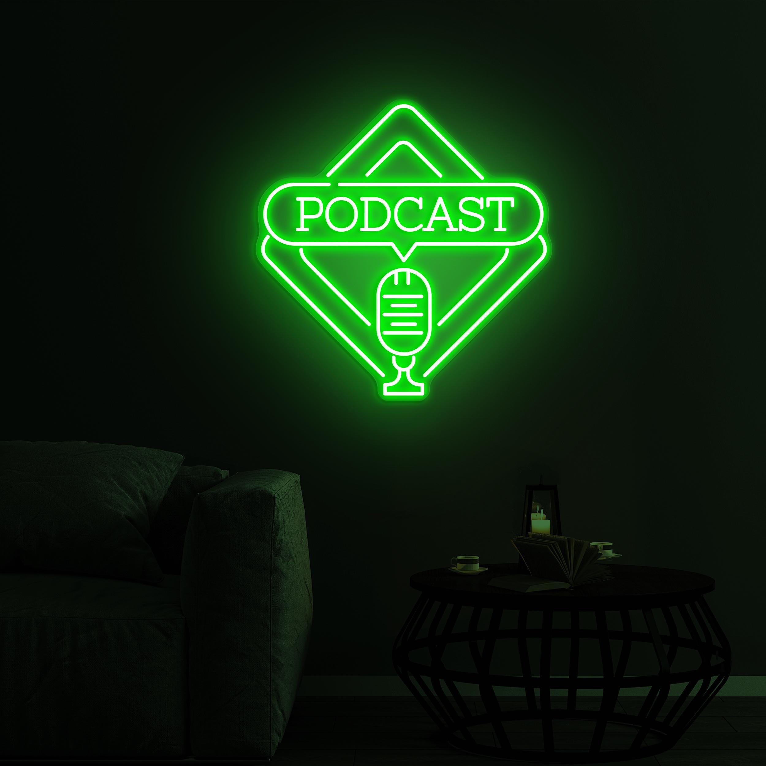 Podcast Neon Sign, Podcast LED Light, Audio Neon Sign 1 the art of neon sign 879 1