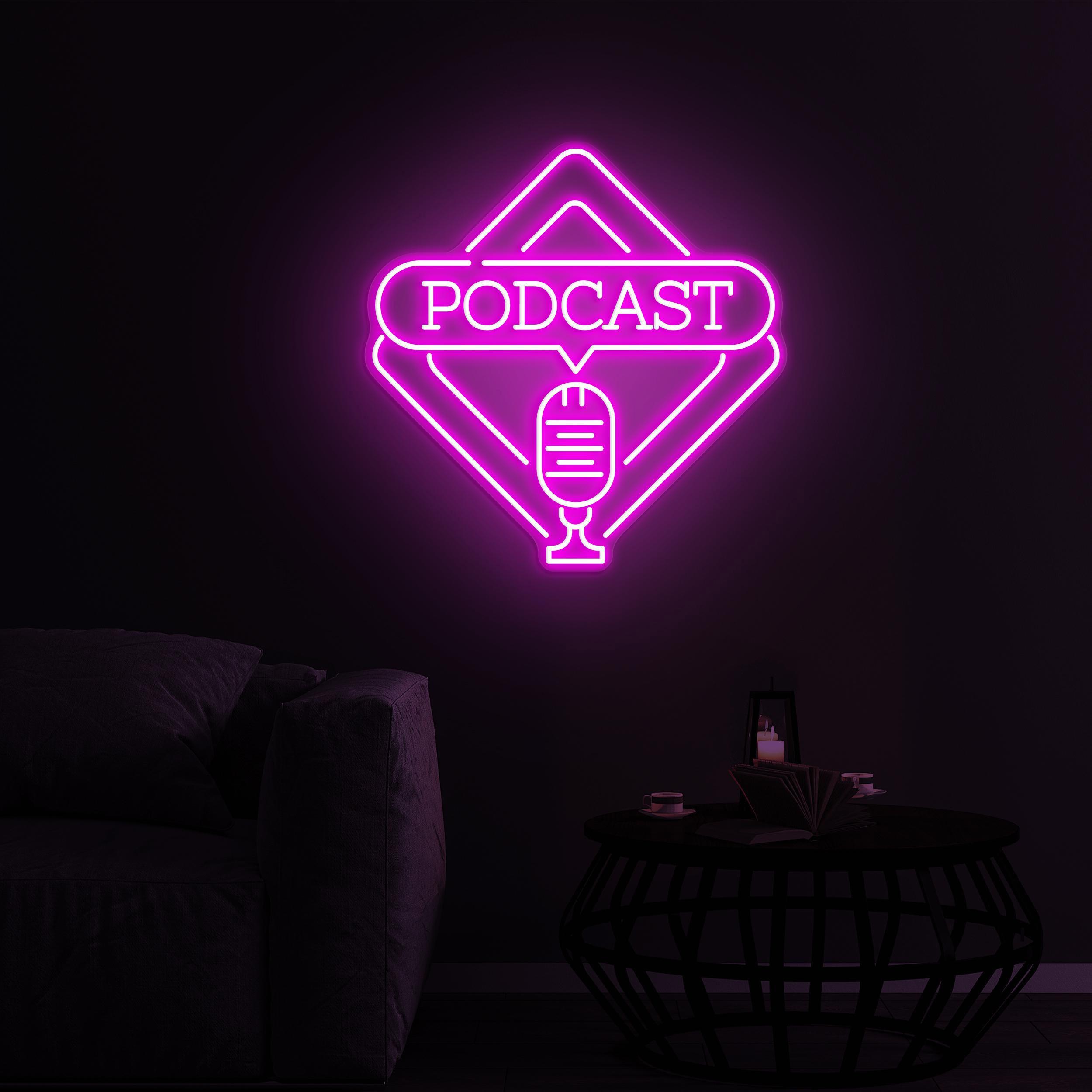 Podcast Neon Sign, Podcast LED Light, Audio Neon Sign 3 the art of neon sign 879 3