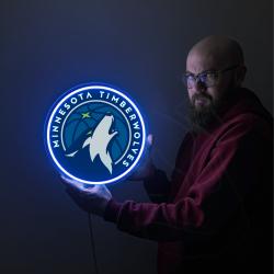 Minnesota Timberwolves Basketball UV Sign