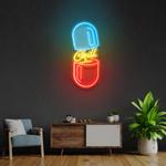 the chill pill led neon acrylic artwork led neon sign light 0