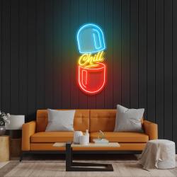 the chill pill led neon acrylic artwork led neon sign light 2