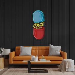 the chill pill led neon acrylic artwork led neon sign light 4