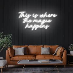 this is where the magic happens led neon sign light 7