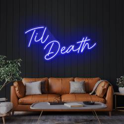 til death led neon sign light 2