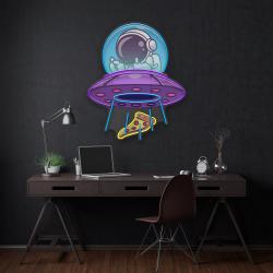 ufos astronaut art work led neon sign light 4
