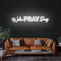 wake pray slay led neon sign light 7
