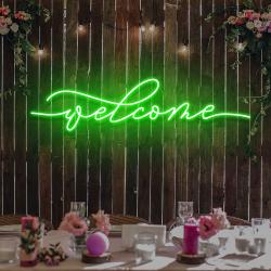 welcome led neon sign light 2