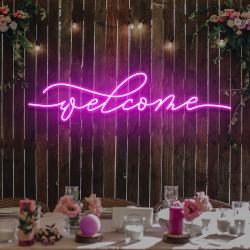 welcome led neon sign light 5