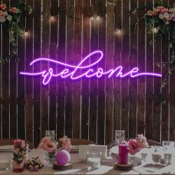 welcome led neon sign light 6