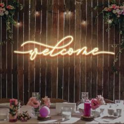 welcome led neon sign light 8