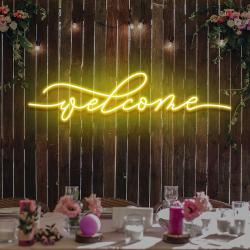 welcome led neon sign light 9