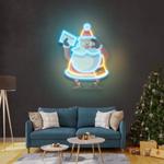 who is next santa art work led neon sign light 0