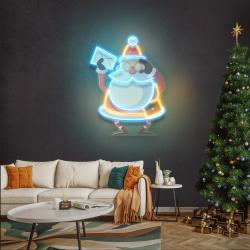 who is next santa art work led neon sign light 2