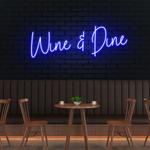 wine dine led neon sign light 0