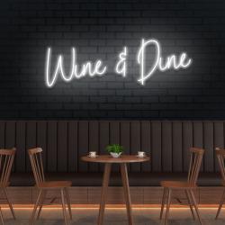 wine dine led neon sign light 7