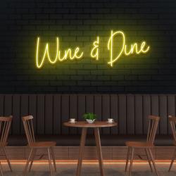 wine dine led neon sign light 8