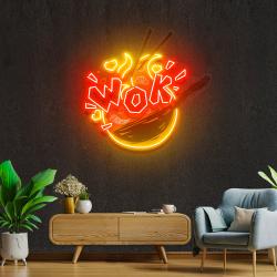 wok artwork led neon sign light 2