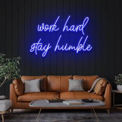 work hard stay humble led neon sign light 1