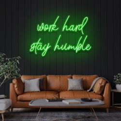 work hard stay humble led neon sign light 2