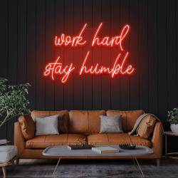 work hard stay humble led neon sign light 6
