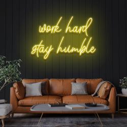 work hard stay humble led neon sign light 8