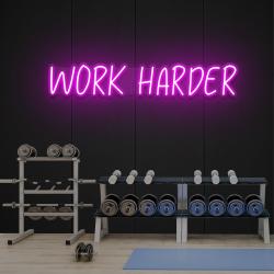 work harder led neon sign light 5