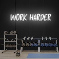 work harder led neon sign light 7