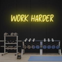 work harder led neon sign light 8