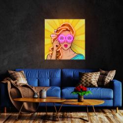 Wow Face Sexy Surprised Pop Art Led Neon Sign Light