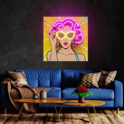 wow pop art led neon sign light 1