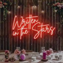 written in the stars led neon sign light 6