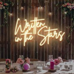 written in the stars led neon sign light 7