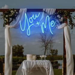 you and me led neon sign light 3