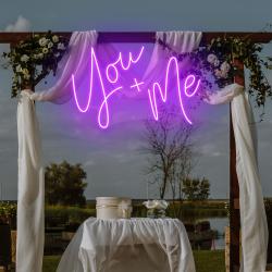 you and me led neon sign light 5
