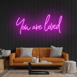 you are loved led neon sign light 0
