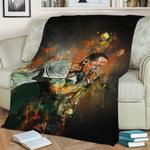 102468 chester bennington fleece throw blanket 0