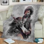 102740 jimi hendrix fleece throw blanket 0