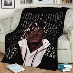 Juice Wrld 999 Fleece Throw Blanket Meaningful Gift For Halloween Christmas