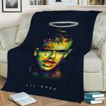 102838 lil peep fleece throw blanket 0