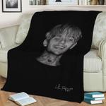 102860 lil peep fleece throw blanket 0